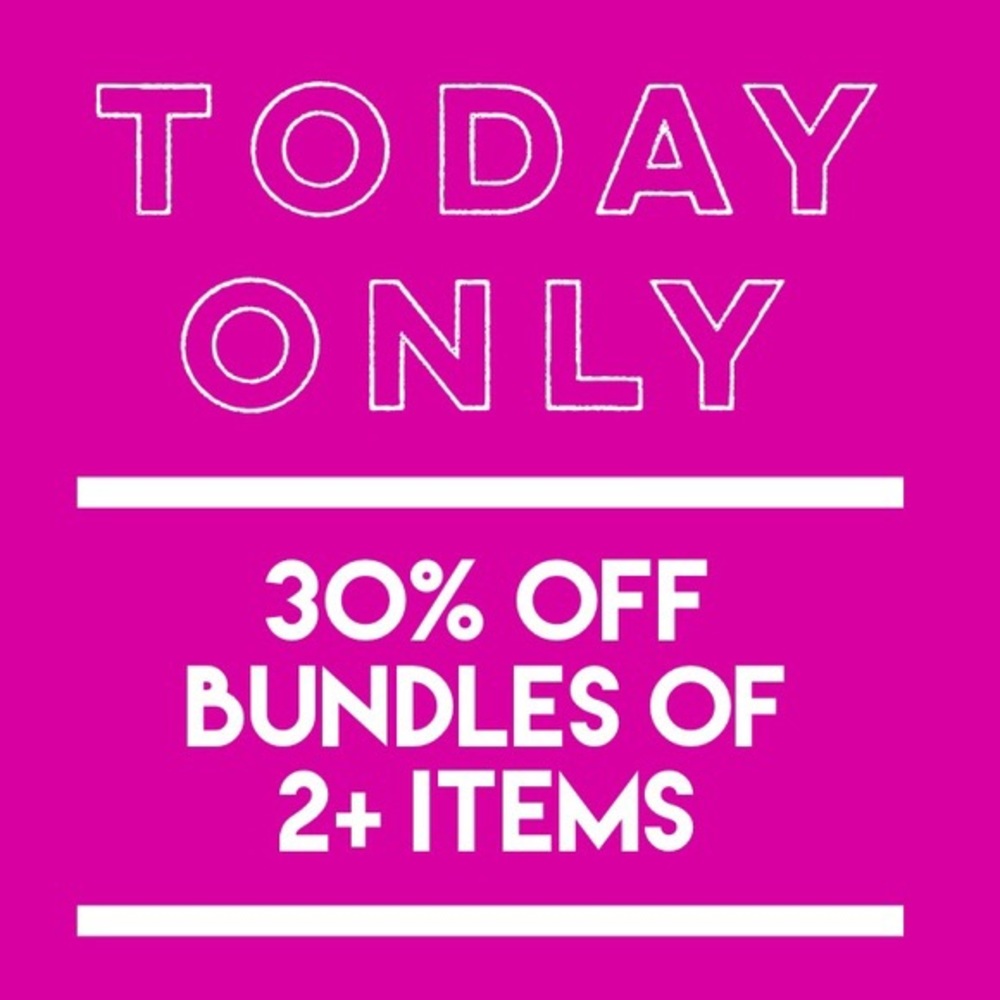 TODAY ONLY! 2+ BUNDLES 30% OFF